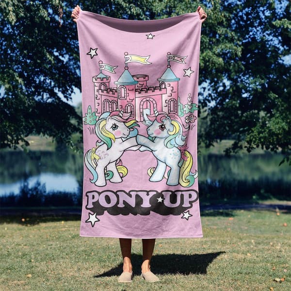 My Little Pony Pony Up Microfiber Beach Towel 30x60 inches