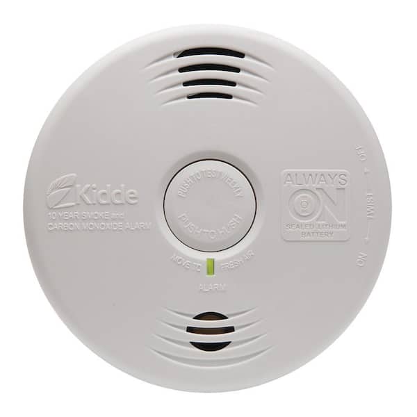10-Year Worry-Free Smoke & Carbon Monoxide Detector, Battery Powered, with Voice Alarm