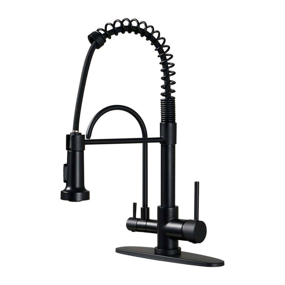 reviews-for-arcora-double-handles-solid-brass-pull-down-sprayer-kitchen