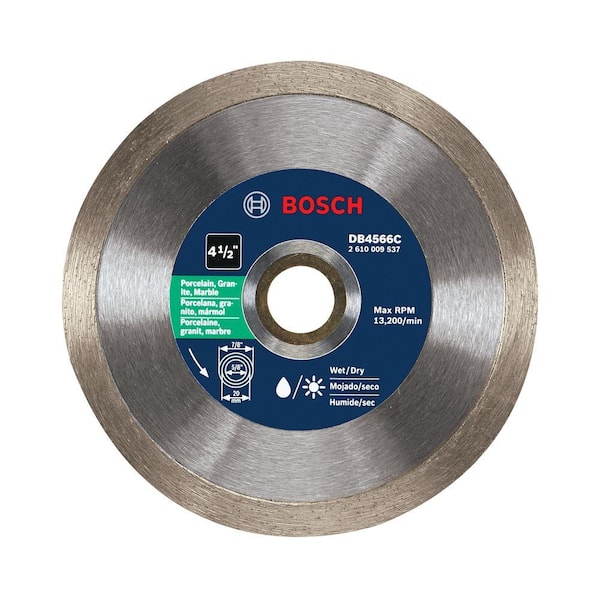 4 In Continuous Rim Wet Cut Tile Saw And Masonry Diamond Blade 1 Blade 