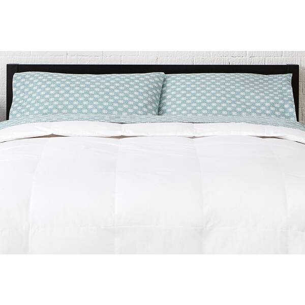 Full/Queen Warmer Threshold Warmer Down-Blend Comforter White 