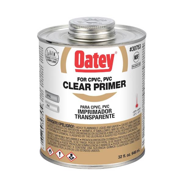Oatey 32 oz. Clear CPVC and PVC Primer