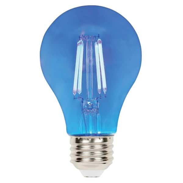 Westinghouse 40-Watt Equivalent A19 Dimmable Blue Filament LED Light Bulb