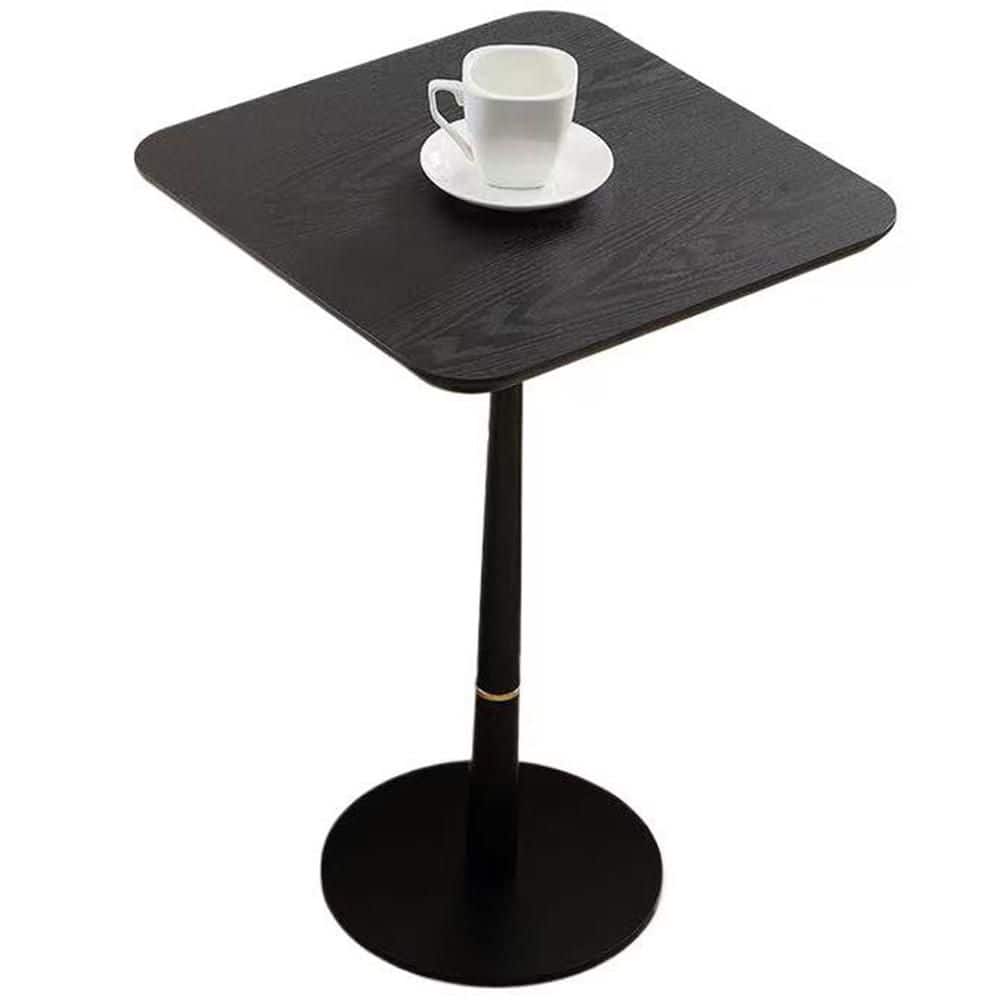 15.74 in. L Black Square Wood Coffee Table, End Table, Computer Desk with M