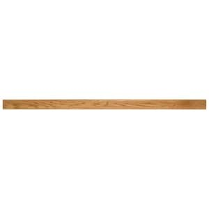 91.5 in. W x 4.5 in. H Base Moulding in Medium Oak