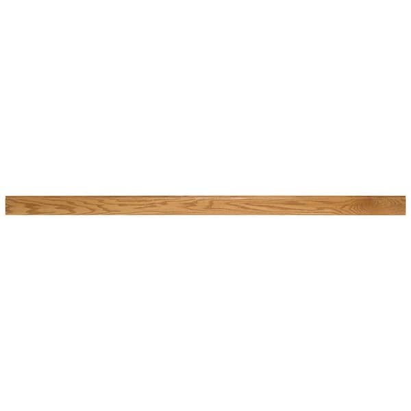 Hampton Bay 91.5 in. W x 4.5 in. H Base Moulding in Medium Oak