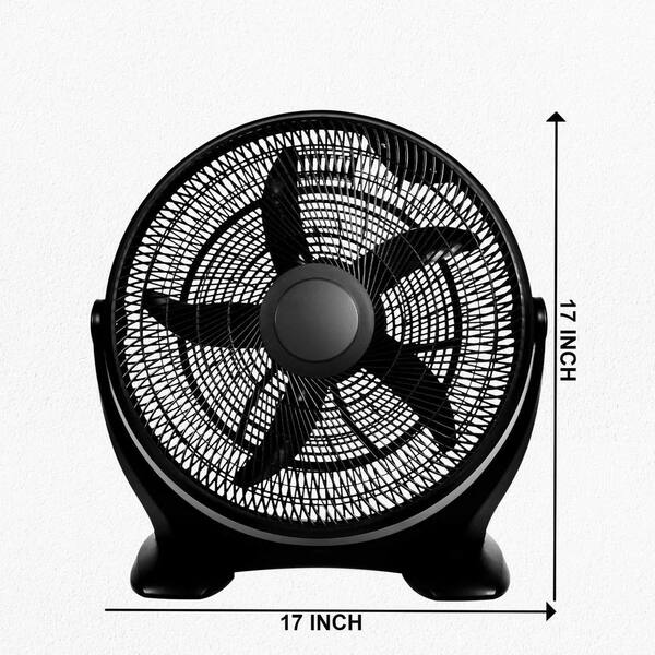 Silent store floor fan