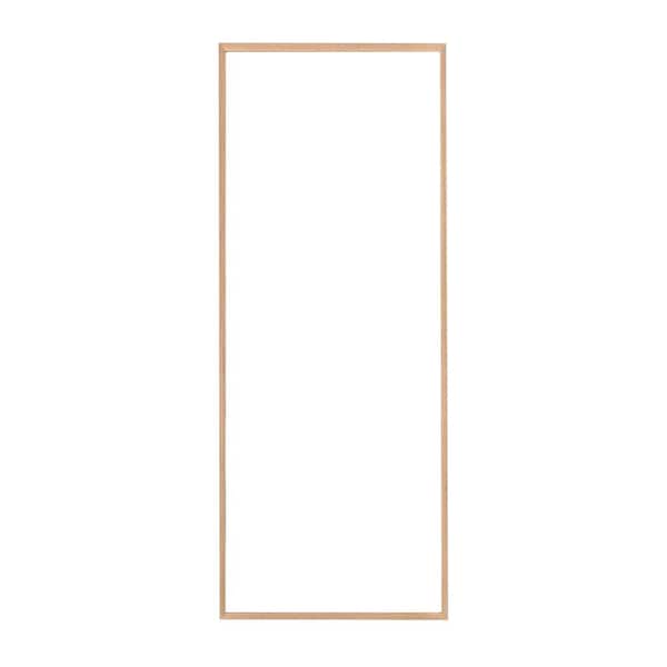 Unbranded 21 in. W x 64 in. H Rectangular Wood Framed Wall Mount or Floor Standing Modern Decorative Bathroom Vanity Mirror Gold