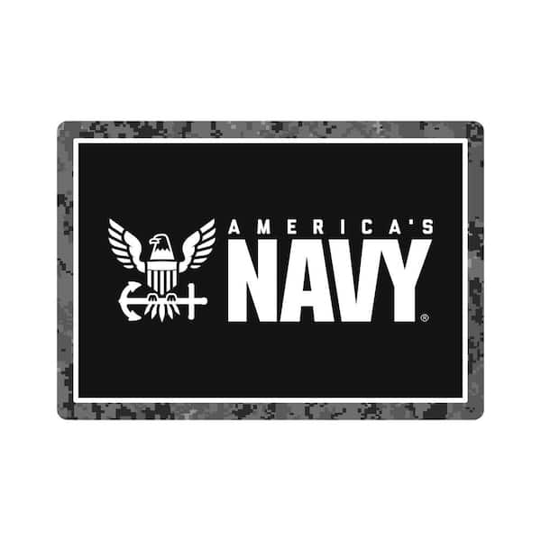 Evergreen US Navy Desklite Multicolor Rectangle LED Wall Decor