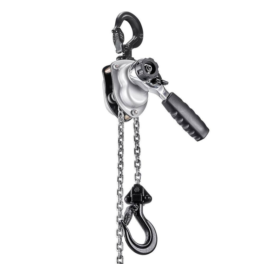 Manual Lever Chain Hoist 1/4T 550 lb., 5 ft. Lift, G80 Alloy Chain, Dual Pawl Brake, 360° Hooks for Garage/Warehouse price history on PriceWatchPro