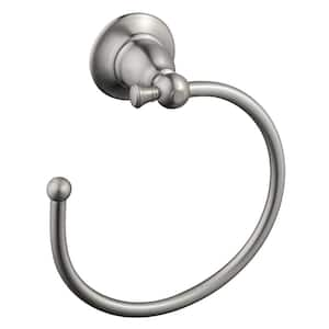 Oakmont Towel Ring in Satin Nickel