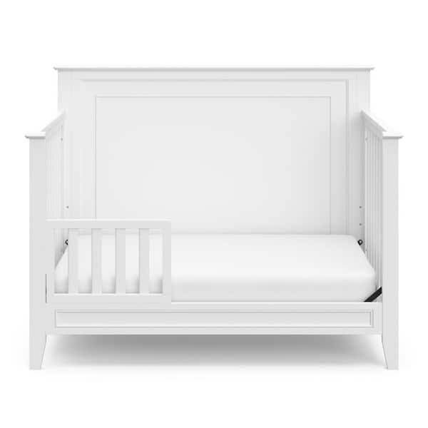 Storkcraft Solstice White 4-in-1 Convertible Crib 04523-201 - The