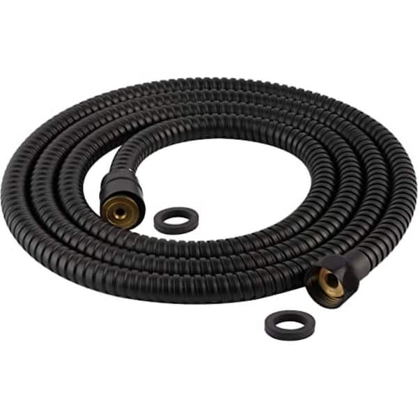 Dyiom All Metal Shower Hose 90 in. (7.5 ft.) Bathroom Handheld Shower Head Hose 2.3 m Extension Replacement Part