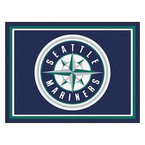 MLB Seattle Mariners Navy Blue 8 ft. x 10 ft. Indoor Area Rug