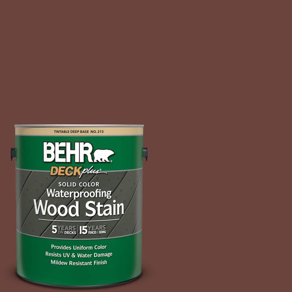 1 gal. #S-G-750 Chocolate Sprinkle Solid Color Waterproofing Exterior Wood 