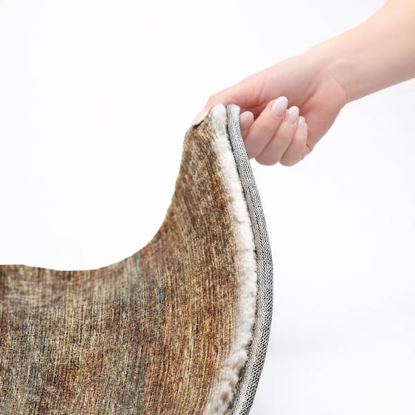 Dream Shag Premium Machine Washable Abstract ADS32 Canyon 8 ft. x 10 ft. Area Rug