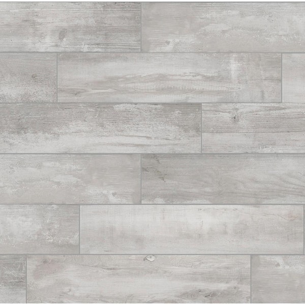 Florida Tile Home Collection Alaskan Powder 8 in. x 36 in. Porcelain Floor and Wall Tile (27 cases / 367.2 sq. ft. / Pallet)