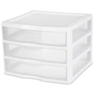 Clearview 14.625 in. x 10.625 in. 3-Drawer Organizer Unit