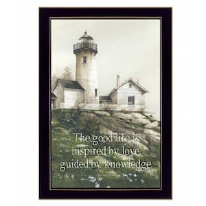 Guided by Unknown 1 Piece Framed Graphic Print Typography Art Print 14 in. x 10 in. .