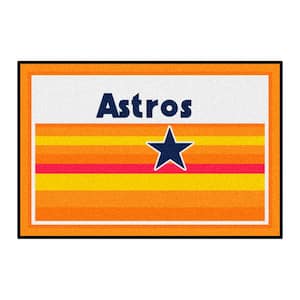 Houston Astros Blue 4 ft. x 6 ft. Plush Area Rug