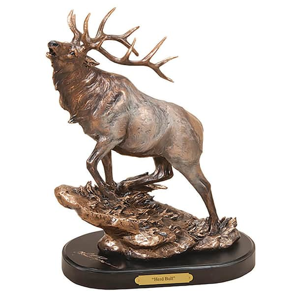 Big Sky Carvers Herd Bull Elk Sculpture