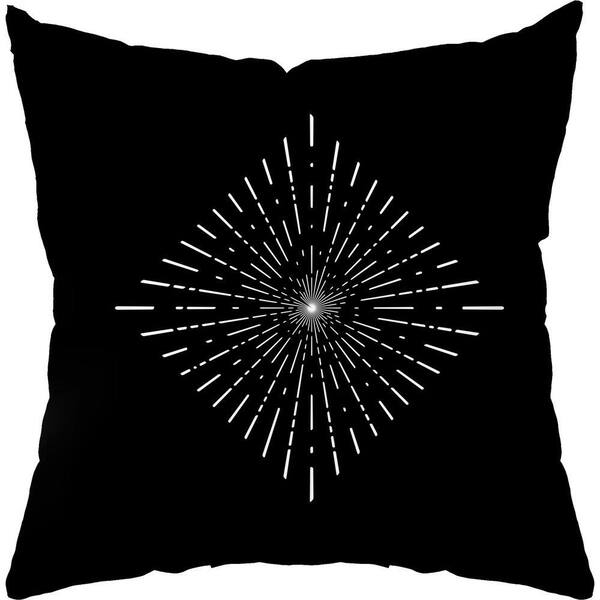 Checkerboard Lifestyle 18 in. x 18 in. Star Bright Holiday Throw Pillow