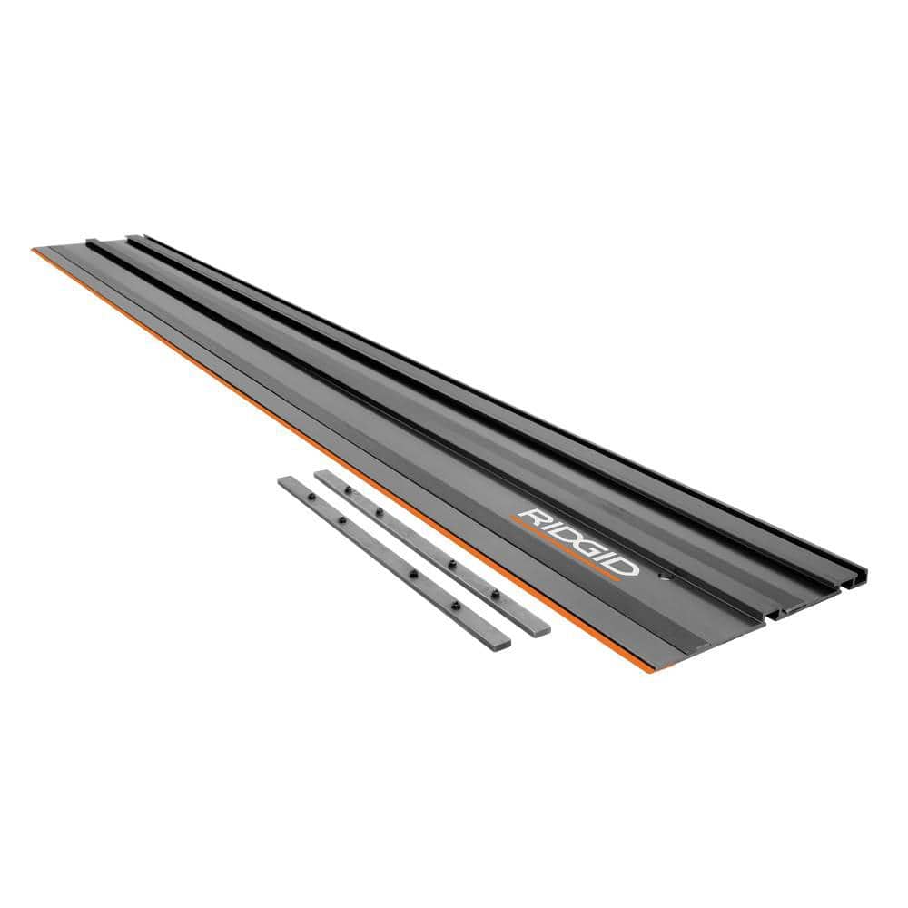 Ridgid 60 in. Track Saw Guide Rail with (2) 60 in. Tracks, (4) Connector Bars, and (2) Track Wrenches