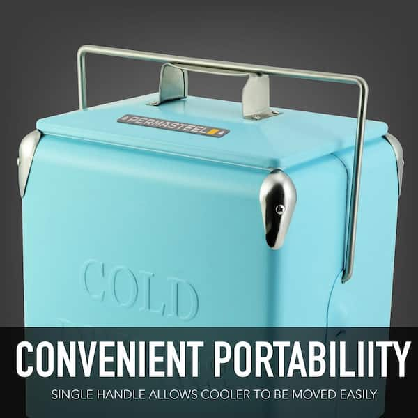 Permasteel Small Picnic White 14-Quart Insulated Personal Cooler in the  Portable Coolers department at