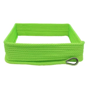 BoatTector Solid Braid MFP Anchor Line with Thimble - 3/8 in. x 100 ft., Neon Green