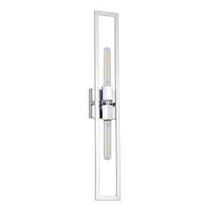 Wisteria 2 Light Polished Chrome Wall Sconce