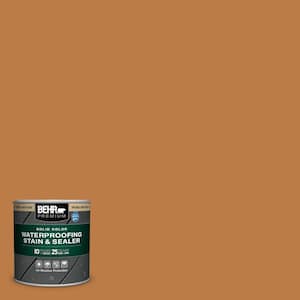 8 oz. #SC-140 Bright Tamra Solid Color Waterproofing Exterior Wood Stain and Sealer Sample