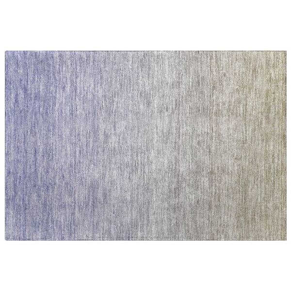 Dream Shag Premium Machine Washable Abstract ADS845 Beige 3 ft. x 4 ft. Area Rug