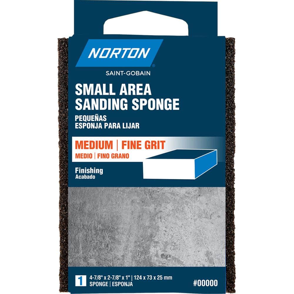 Norton Small Area Block Sponge Dual Grit 180/120 07660768562 The Home