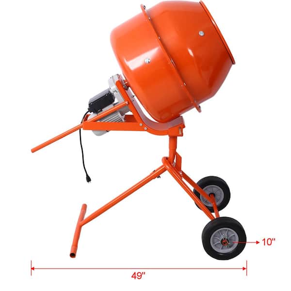 4.6 cu ft. 370W Portable Electric Concrete Mixer Cement