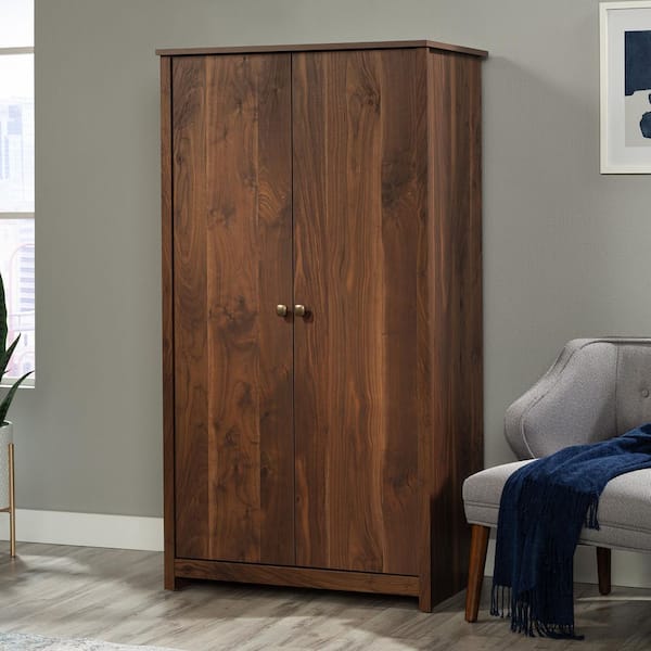 SAUDER River Ranch Grand Walnut Finish 60 in. Storage Cabinet with