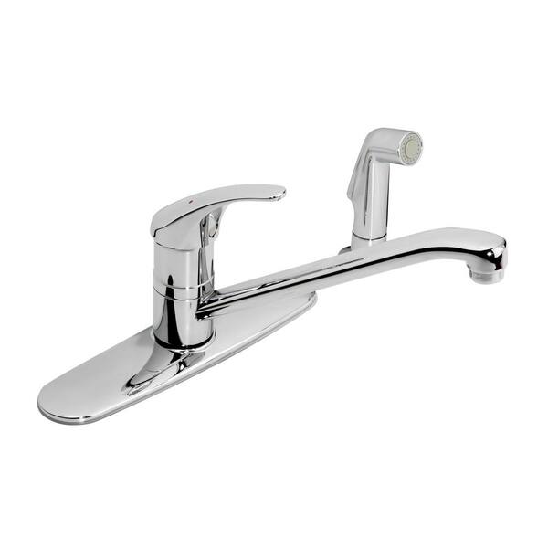 Symmons Origins Single-Handle Kitchen Faucet with Side Sprayer 2.2 GPM in Polished Chrome