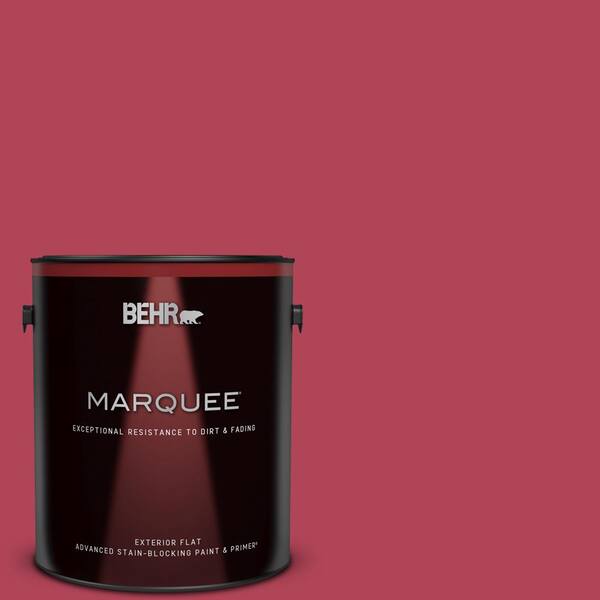 BEHR MARQUEE 1 gal. #130B-7 Cherry Wine Flat Exterior Paint & Primer