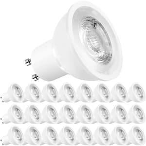 50-Watt Halogen Equivalent MR16 Dimmable GU10 Base LED Light Bulbs Enclosed Fixture Rated 4000K Cool White (24-Pack)