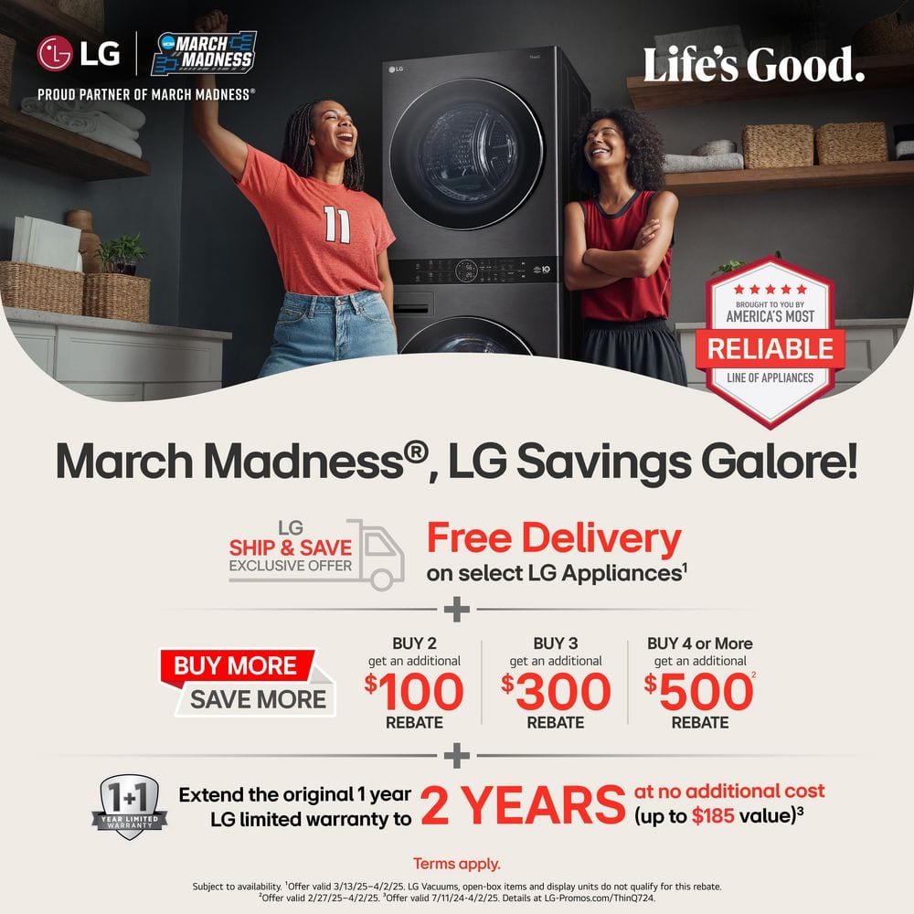 LG 5.0 cu. ft. Black Steel Smart Front Load Washer with Steam Setting