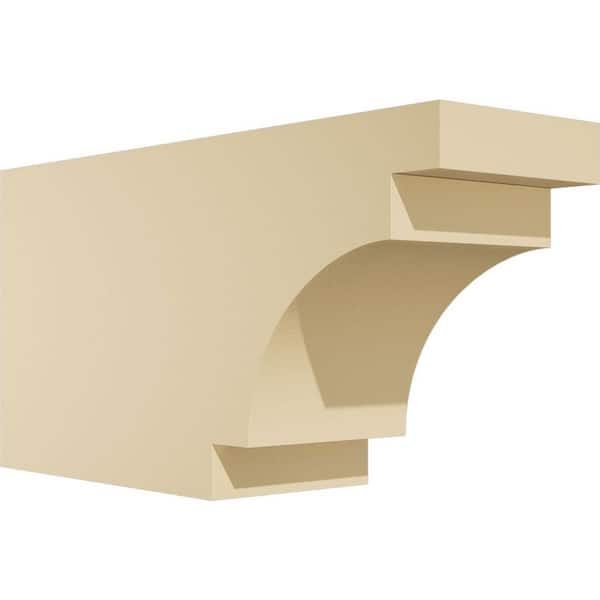 Ekena Millwork Standard Mediterranean 6 in. W x 10 in. H x 20 in. D Signature Urethane Rafter Tail Outlooker