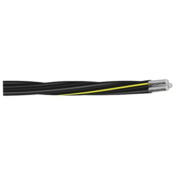 Southwire 500 ft. 2-2-2 Black Stranded AL Ramapo URD Cable