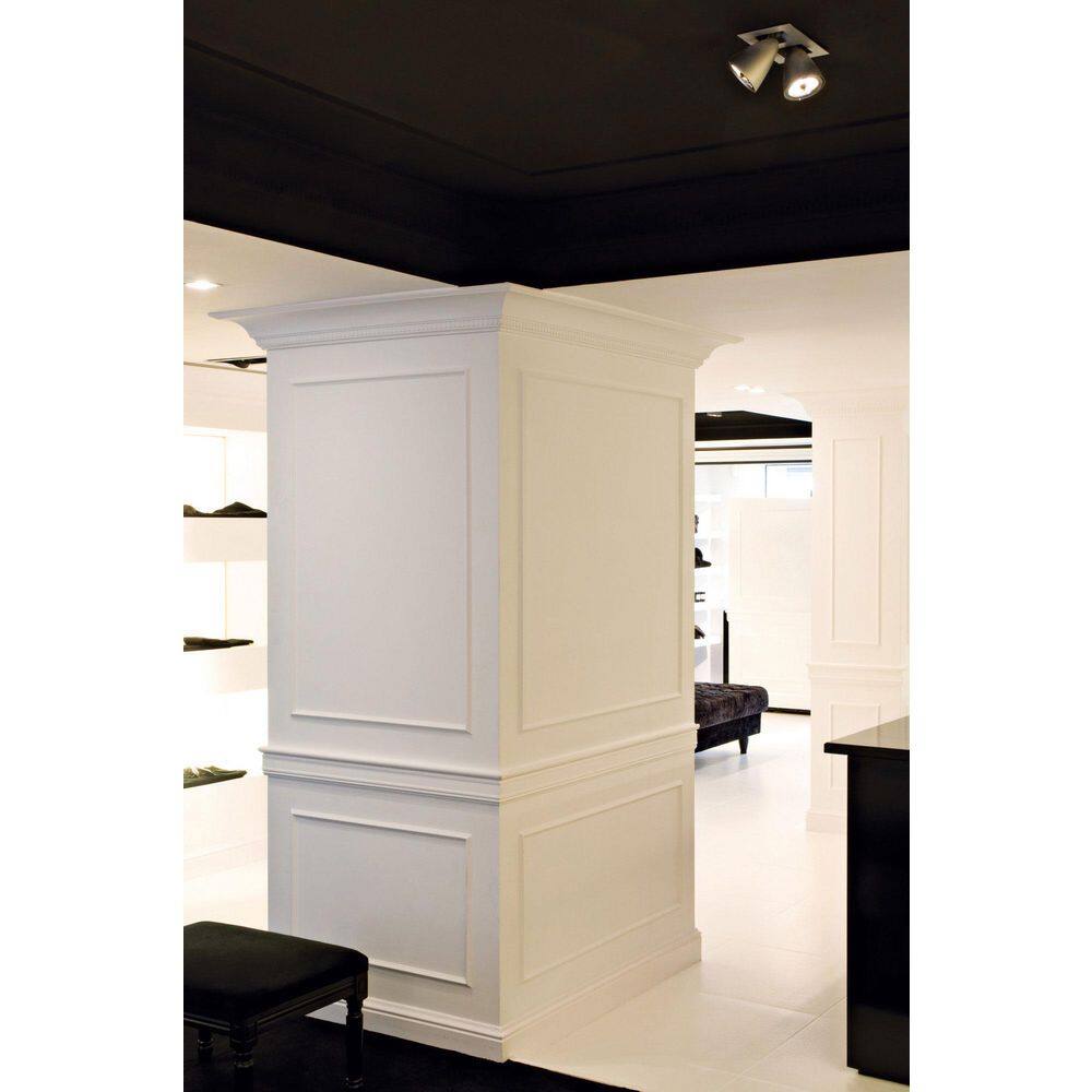 White Polystyrene Dentil Crown Moulding Set of 3