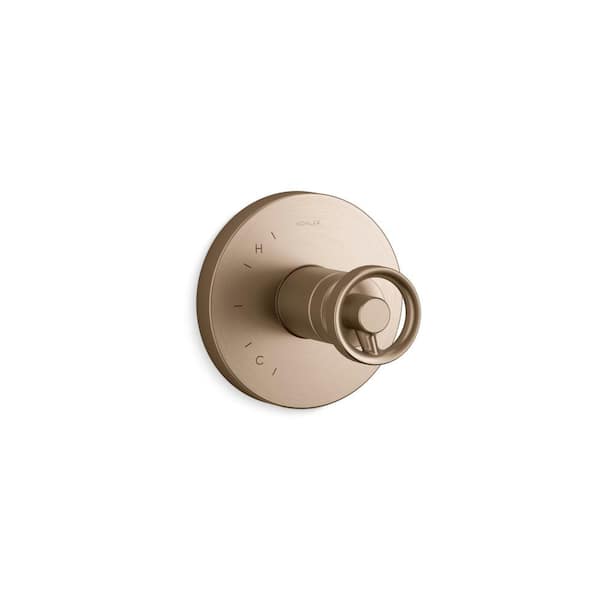 KOHLER Components Rite-Temp Shower Valve Trim With Industrial Handle