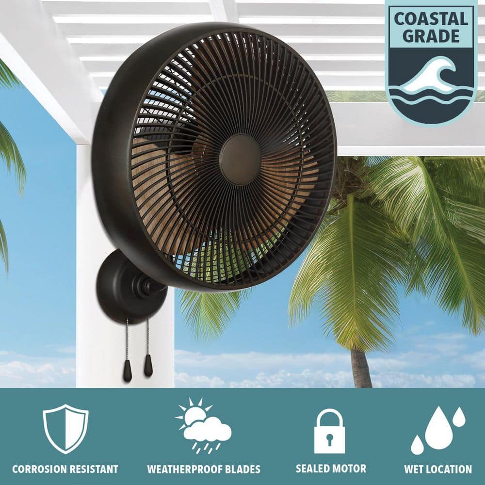 Hampton Bay Henton 18 in. 3 Speed Oscillating High Velocity Flat