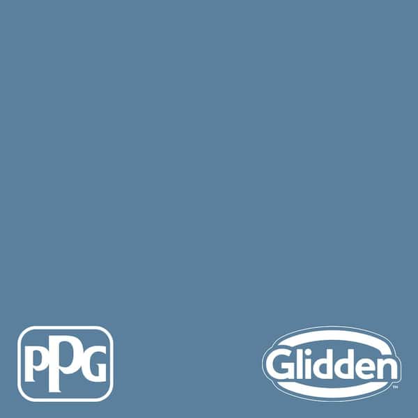 Glidden Premium 8 oz. #PPG1160-5 Blue Beads Flat Interior Paint Sample