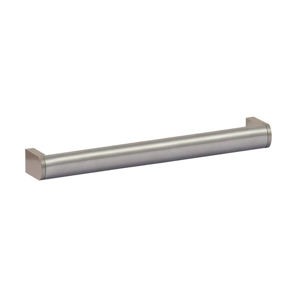 Brushed Nickel Industrial Drop Bail Cabinet Pull with Mounting Hardware