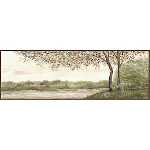 "Watch the Water" by Marmont Hill Floater Framed Canvas Nature Art Print 20 in. x 60 in. .