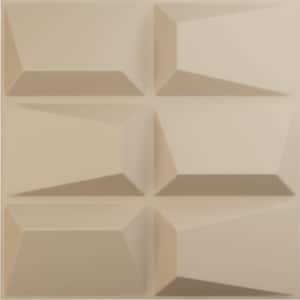 19 5/8 in. x 19 5/8 in. Stratford EnduraWall Decorative 3D Wall Panel, Smokey Beige (Covers 2.67 Sq. Ft.)