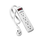 4 ft. 6-Outlet Power Strip with 45° Angle Plug YLPT-90 - The Home Depot