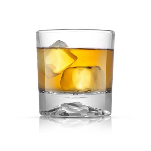 Elle Fluted Double Old Fashion 10 oz. Whiskey Glass (Set of 2) JoyJolt